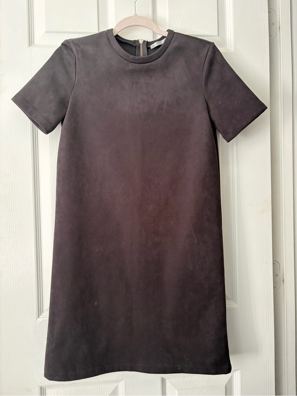 Zara Black Suede Mini Dress